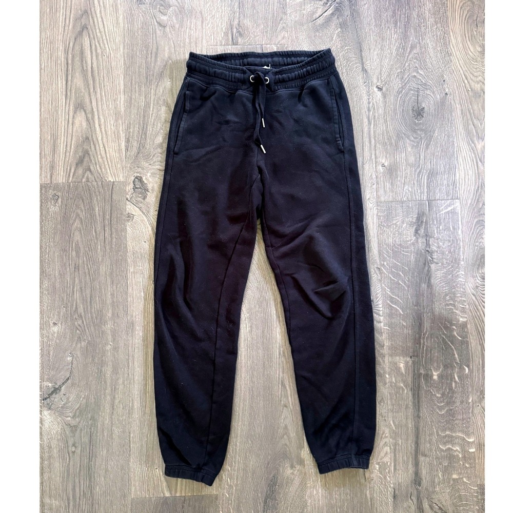 Aerie Real Me Classic Jogger Drawstring Sweatpants XXS Black Cotton Excellent